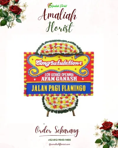 Bunga Papan Congratulation di Satria